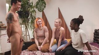 Ersties - Three Sexy Ladies Enjoy a ToyBoy Fantasy