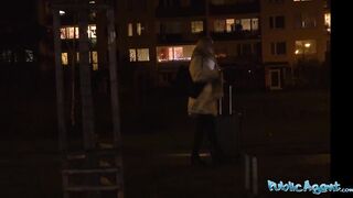 PublicAgent "I Have A Boyfriend, I'm Not Sucking Your Dick" leads to cheating creampie from a stranger