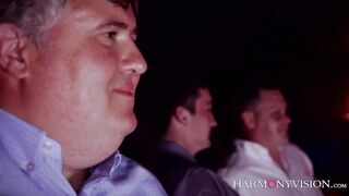 Sexy Lesbian threesome strip show