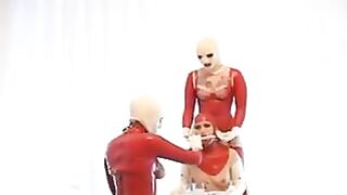 three Immoral Latex Harlots