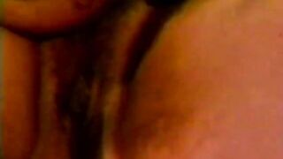 Chesty Lesbians Rubbing and Licking Hairy Cunts (Vintage)