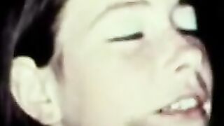 Retro teen lesbian
