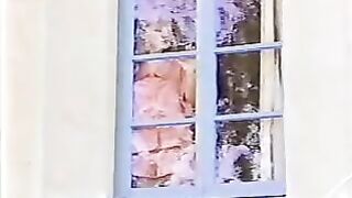 Flame has some lez fun in the window