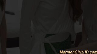 Mormon lesbians eat out