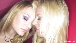 Brooke Banner & Aurora Snow tease the camera 