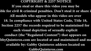 Gabby Quinteros Gets Pussy Pleased buy Sophie Dee