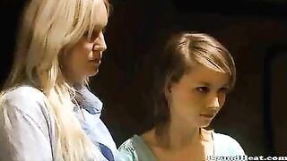 Blonde Slaves Tied Up And Whipped Together