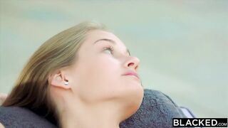 BLACKED Strong black man fucks blonde tourist on the beach