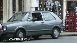 Unfaithful wife Helena Mirelli in a vintage threesome