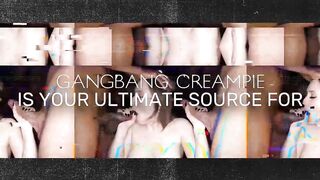 Hardcore gangbang with slutty blonde Breezy Bri