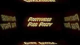 Pantyhose Piss Party