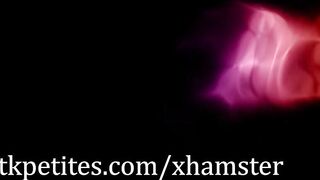 Brunette Lesbians Kari and Ennie Make Out in the Forest