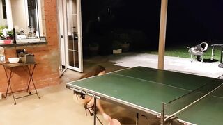 ping pong in high heels