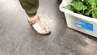 Candid lesbian feet 2