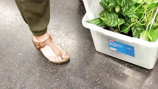 Candid lesbian feet 2