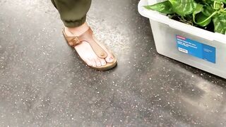 Candid lesbian feet 2