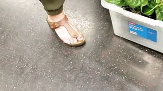 Candid lesbian feet 2