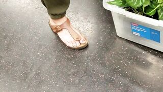 Candid lesbian feet 2