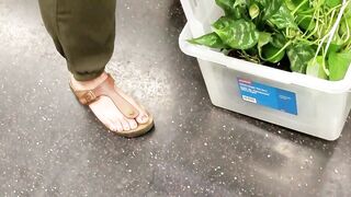 Candid lesbian feet 2