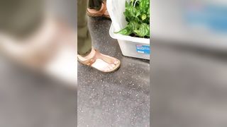 Candid lesbian feet 1