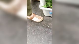 Candid lesbian feet 1