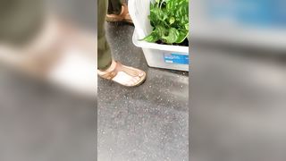 Candid lesbian feet 1