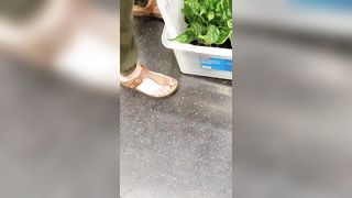 Candid lesbian feet 1