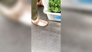 Candid lesbian feet 1