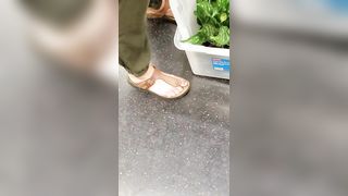 Candid lesbian feet 1