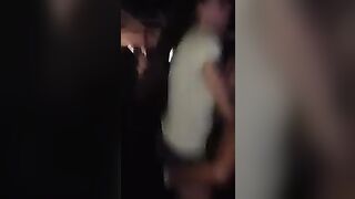 Girls Make Out At Club Party