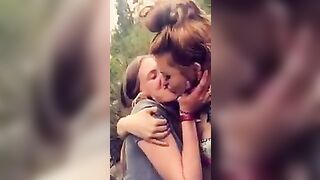 Bella Thorne kissing Bella Pendergast