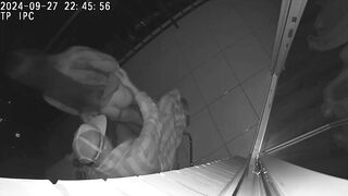 Real scam! Wife and friend fucking on hotel balcony. Taboo sex