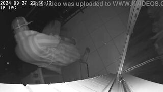 Real scam! Wife and friend fucking on hotel balcony. Taboo sex