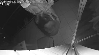 Real scam! Wife and friend fucking on hotel balcony. Taboo sex