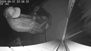 Real scam! Wife and friend fucking on hotel balcony. Taboo sex