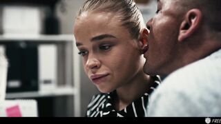 Slutty Blonde Gets Her Dream Interview Boss Freezes Time And Fucks Candidate - Cum In Pussy TRAILER