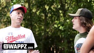 SWAPPZ - Truth or Dare Turns Into a MILF Swapping Fuck Fest!