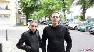 GERMAN SCOUT - SKINNY TEEN ANITA ANAL AT PICKUP CASTING