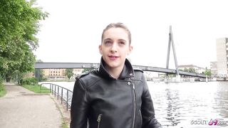 GERMAN SCOUT - SKINNY TEEN ANITA ANAL AT PICKUP CASTING