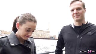 GERMAN SCOUT - SKINNY TEEN ANITA ANAL AT PICKUP CASTING