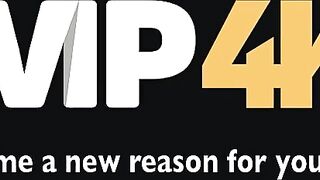 VIP4K. Casual fucking action of the bride in wedding dress and stranger in the bathroom