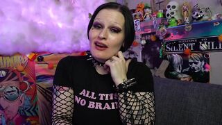 Sad Goth With Big Tits Wants You To Cum Everyday In November JOI