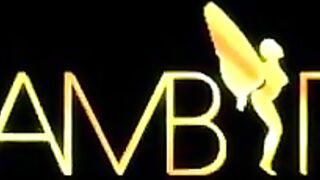 Lesbian babes drill their itchy pussies with huge dildos