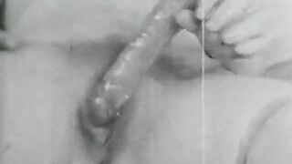 Horny Lesbian Loves Her Big Dildo (1920s Vintage)