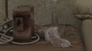 Two hot blondes on couch