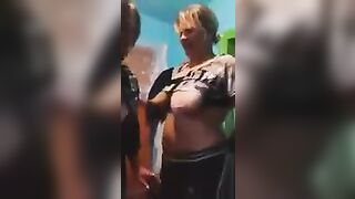 Russian mature mother and girl