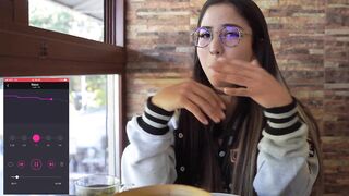 I HAD AN ORGASM IN A PUBLIC RESTAURANT WITH MY LUSH VIBRATOR