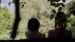 Young lesbian lovers Fiona and Charlize