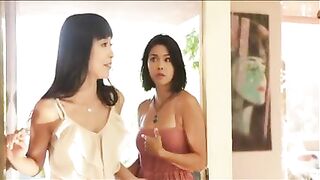 Scared Guest Comes On To Hostess