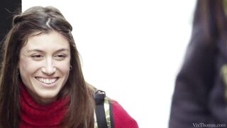 Julia Roca sits on Henessy's face